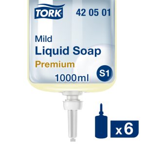 Flytande tvål Tork med mild fräsch doft, S1 parfymerad, 1L