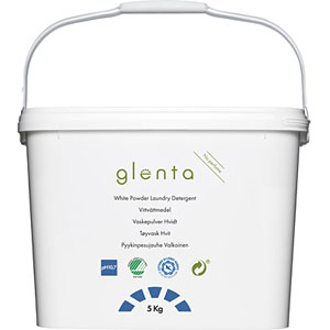 Tvättmedel Glenta Vittvätt Oparfymerad. 5 kg