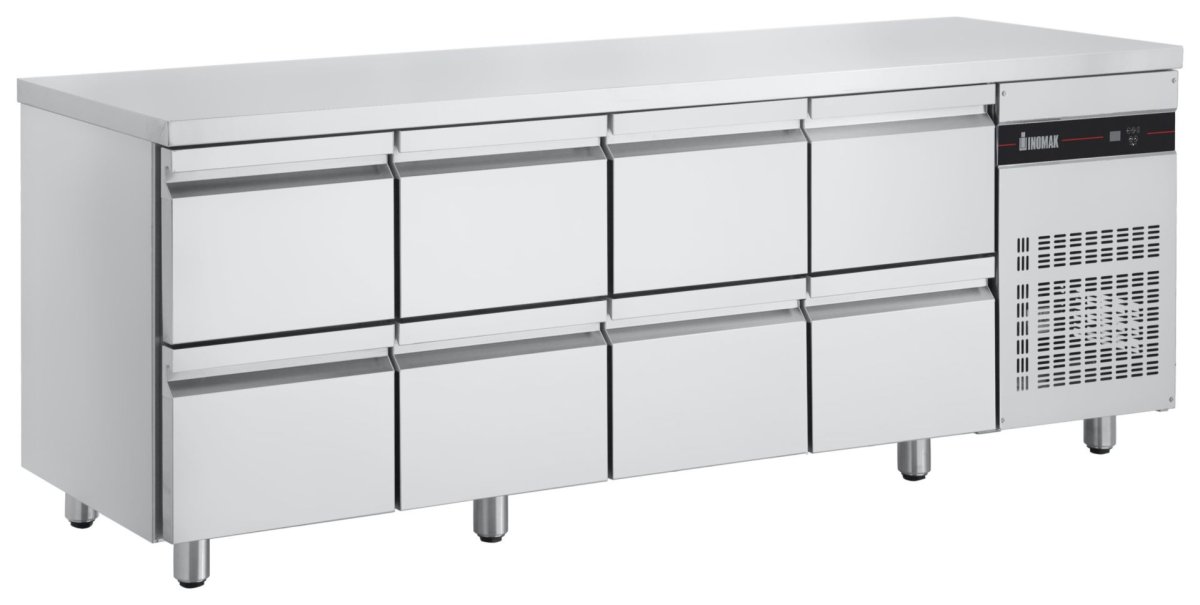 Kylbänk Inomak PNRP2222, 8 Lådor GN1/1, R290