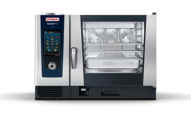 Kombiugn Rational iCombi PRO 6-2/1 400 V. Mått: 1072x1042x754mm