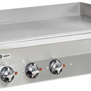 Elektrisk hårdkromstekhäll WERY FTE610LC Slät kromhäll
