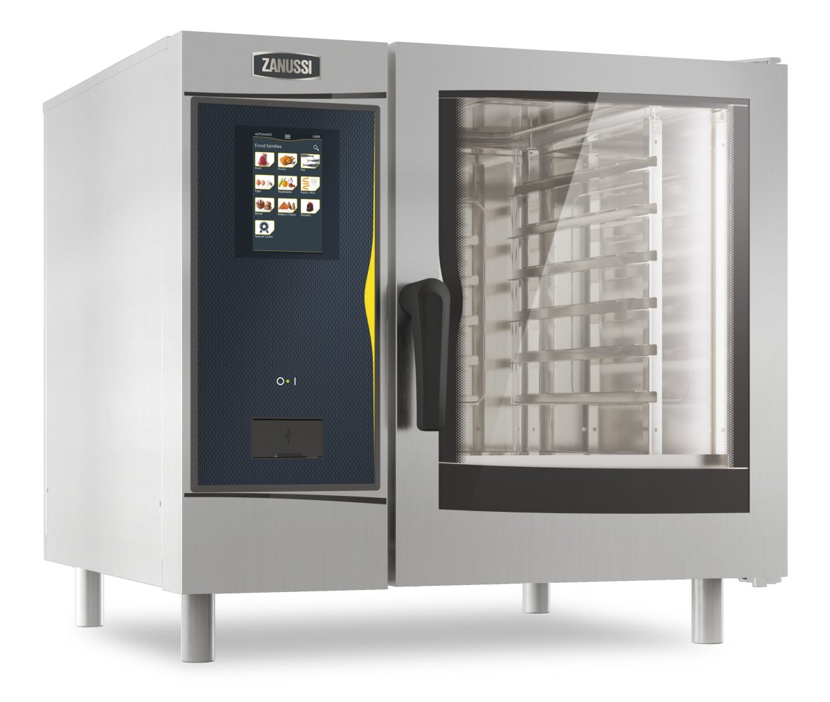Zanussi Magistar Combi TS Elektrisk Kombiugn. Touchpanel. 5 GN 1/1, 85 mm delning - Bild 2