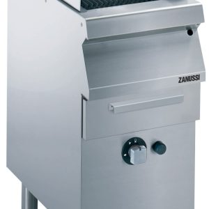 Zanussi Modular Gasgrill. Golvmodell. 400mm. Gasbrännare (8kW). Vändbara gjutjärnsgaller för kött/fisk