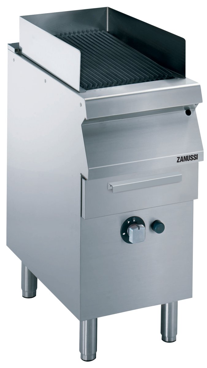 Zanussi Modular Gasgrill. Golvmodell. 400mm. Gasbrännare (8kW). Vändbara gjutjärnsgaller för kött/fisk - Bild 2