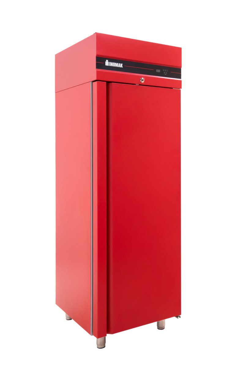 Röd Kylskåp Slim Inomak CAP172/SL, 560Lt, -2/+8°C