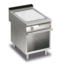 Elektrisk stekhäll BARON Q70SFTV/E603 med slät stekplatta i AISI430 stål, på öppet stativ, 600x700mm, 5,4kW