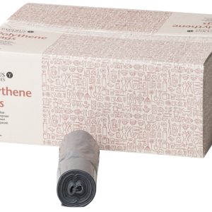 Sanitetspåse Glenta Easy Clean LLD Grå, 20my. Mått: 230/90x410mm, 100st Påsar/Rulle