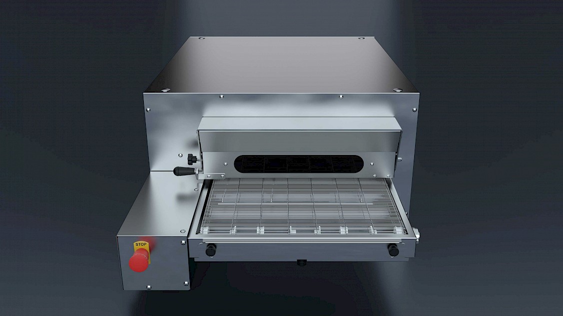 Elektrisk Tunnel pizzaugn OEM TL45 Touch, 45 cm band, 450°C - Bild 3